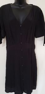 Express Black shirt mini dress